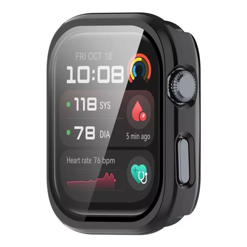 [Pachet 360°] Husa + folie Huawei Watch D2 Techsuit Defense, negru