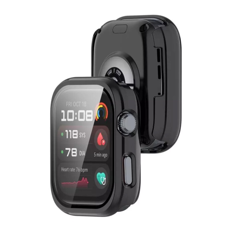 [Pachet 360°] Husa + folie Huawei Watch D2 Techsuit Defense, negru