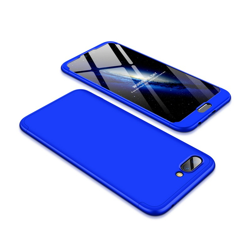 Husa Huawei Honor 10 GKK 360 Full Cover Albastru