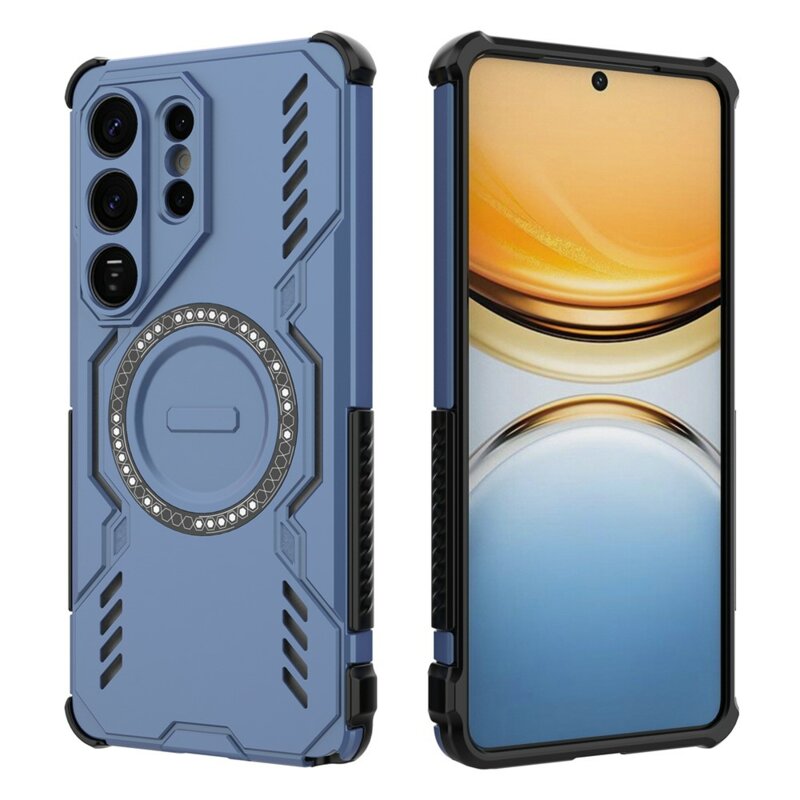 Husa Samsung Galaxy S26 Ultra Techsuit ArmorMag Case, albastru