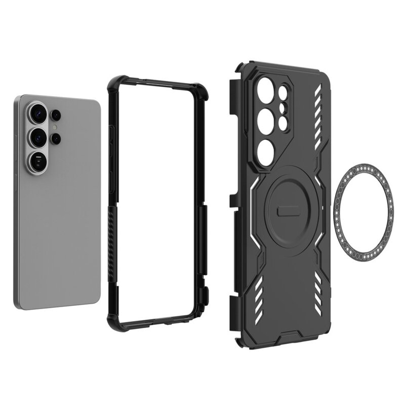 Husa Samsung Galaxy S26 Ultra Techsuit ArmorMag Case, negru