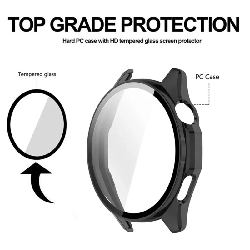 [Pachet 360°] Husa + folie Huawei Watch GT 6 46mm Techsuit Defense, negru