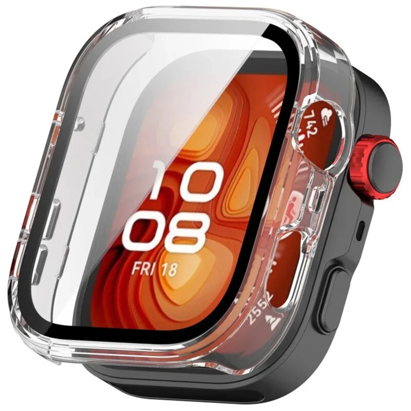 [Pachet 360°] Husa + folie Huawei Watch Fit 4 Pro Techsuit Defense, transparenta