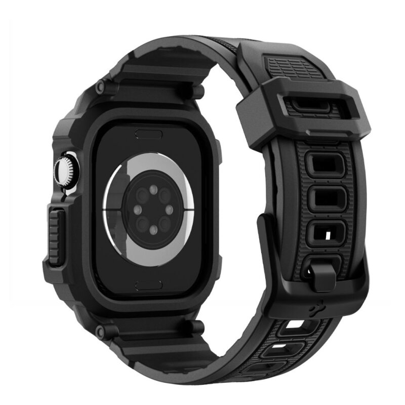 [Pachet husa + curea] Apple Watch 10 42mm Spigen Rugged Armor Pro V2, negru