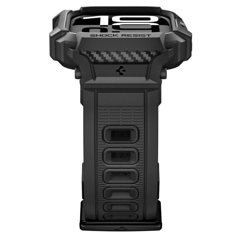 [Pachet husa + curea] Apple Watch 10 42mm Spigen Rugged Armor Pro V2, negru