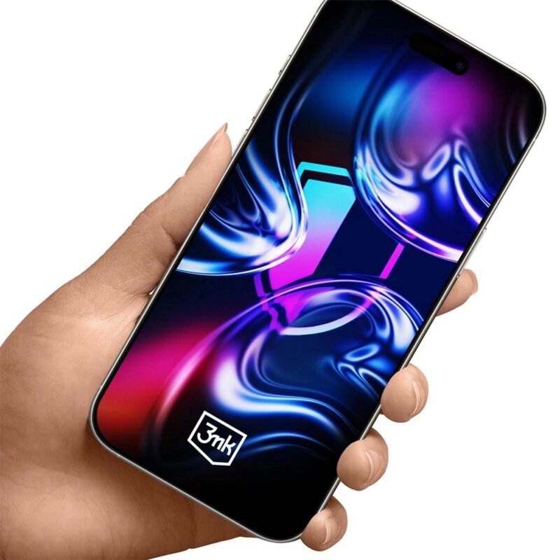 Folie sticla Samsung Galaxy S25 3mk HardGlass, negru