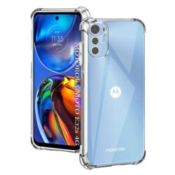Husa Motorola Moto E32s Techsuit Shockproof Clear Silicone, transparenta