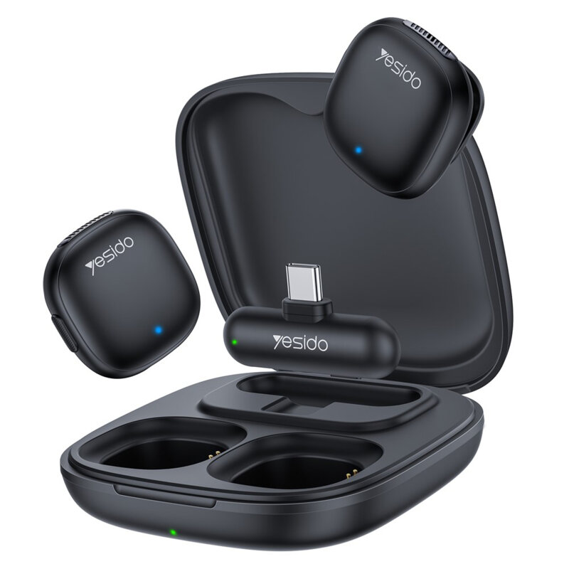 [Pachet 2x] Lavariera wireless Type-C Bluetooth 3in1 Yesido KR21