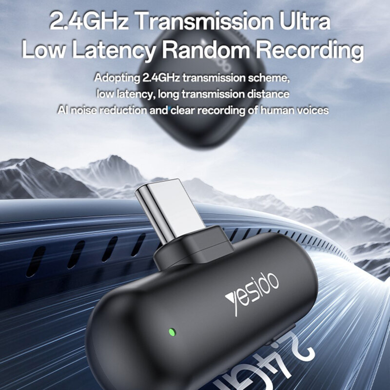 [Pachet 2x] Lavariera wireless Type-C Bluetooth 3in1 Yesido KR21