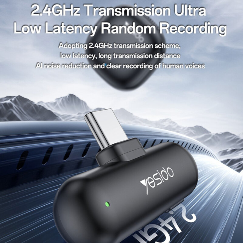 [Pachet 2x] Lavariera wireless Lightning Bluetooth 3in1 Yesido KR20