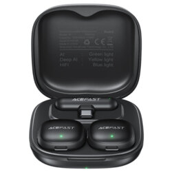 Microfon tip lavaliera pentru iPhone Acefast R1, 750mAh, negru
