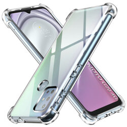 Husa Motorola Moto G20 Techsuit Shockproof Clear Silicone, transparenta