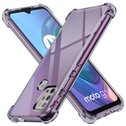 Husa Motorola Moto G10 Techsuit Shockproof Clear Silicone, fumuriu
