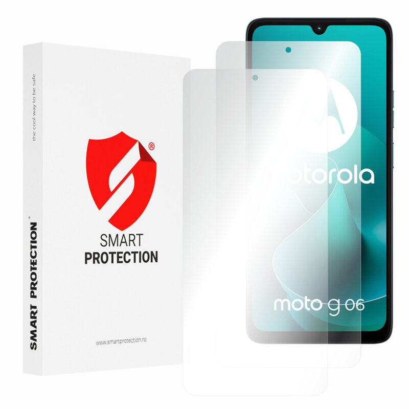 [Pachet 2x] Folie regenerabila premium Motorola Moto G06 Power Smart Protection Classic, transparenta