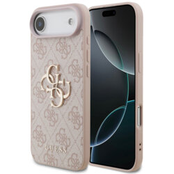 Husa originala Guess iPhone 17 Air Hardcase 4G Big Logo, roz, GUHCP17M4GMGPI