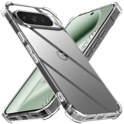 Husa Google Pixel 10 Pro XL Techsuit Shockproof Clear Silicone, transparenta