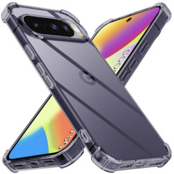 Husa Google Pixel 10 Techsuit Shockproof Clear Silicone, fumuriu