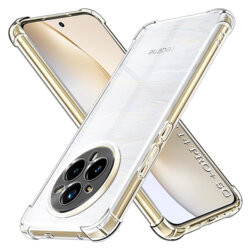Husa Realme 14 Pro+ Techsuit Shockproof Clear Silicone, transparenta