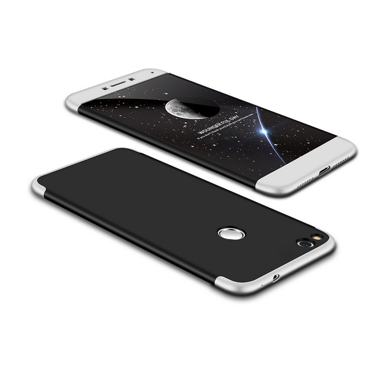 Husa Huawei Mate 10 GKK 360 Full Cover Negru-Argintiu