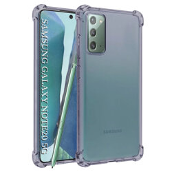 Husa Samsung Galaxy Note 20 5G Techsuit Shockproof Clear Silicone, fumuriu