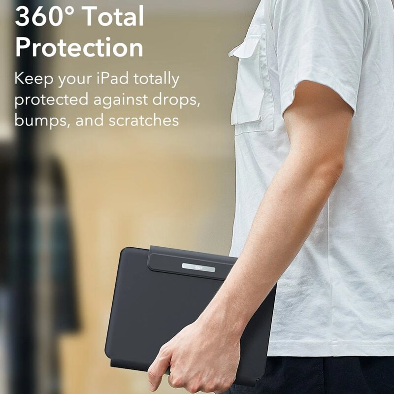 Husa iPad 10 (2022) 10.9 ESR Rebound Magnetic, gri