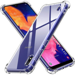 Husa Samsung Galaxy A10 Techsuit Shockproof Clear Silicone, transparenta