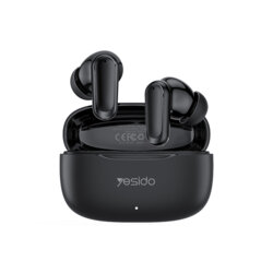Casti in-ear Bluetooth 5.4 cu microfon Yesido TWS38, 250mAh, negru