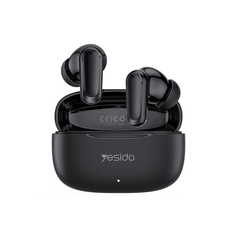 Casti in-ear Bluetooth 5.4 cu microfon Yesido TWS38, 250mAh, negru