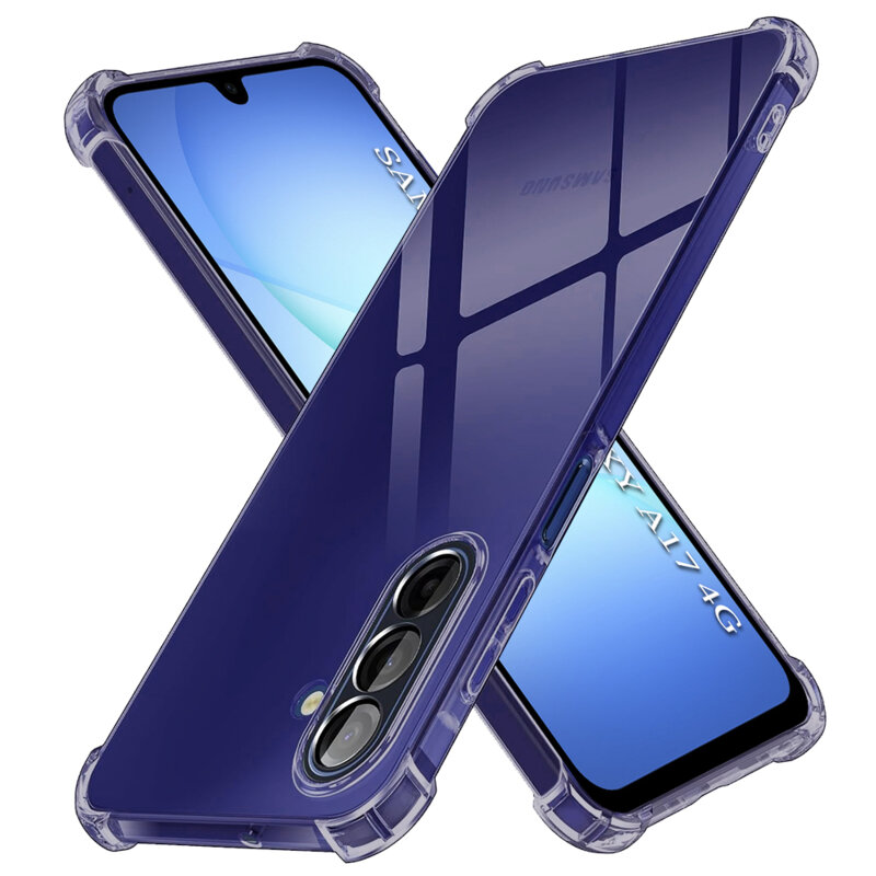 Husa Samsung Galaxy A17 4G Techsuit Shockproof Clear Silicone, fumuriu