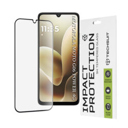 Folie sticla Motorola Moto G06 Power Techsuit 111D Full Glue Full Cover, negru