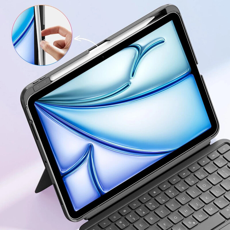 Husa iPad 10 (2022) 10.9 ESR Flex Keyboard Case, gri