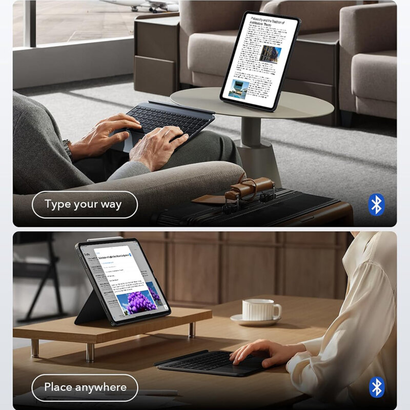 Husa iPad Pro 13 (2025) ESR Shift Magnetic, alb