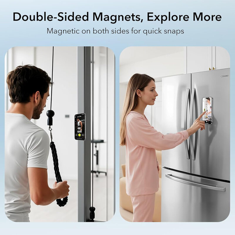 Suport telefon flexibil, inel magnetic 360° ESR HaloLock, lila