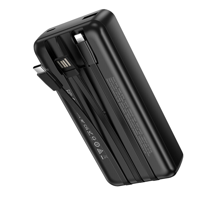 Baterie externa telefon 20000mAh Borofone BJ79A, negru