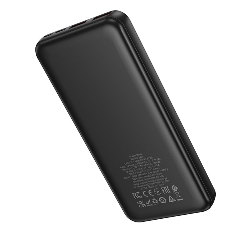 Baterie externa Fast Charging 10000mAh Borofone Clever BJ78, negru
