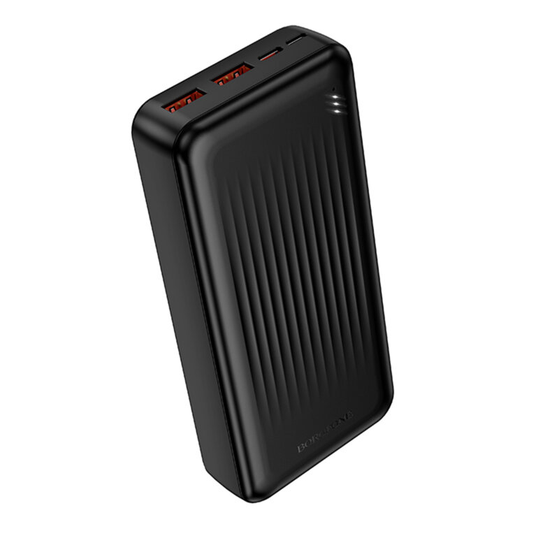 Baterie externa 20000mAh cu USB, Type-C Borofone BJ80A, negru