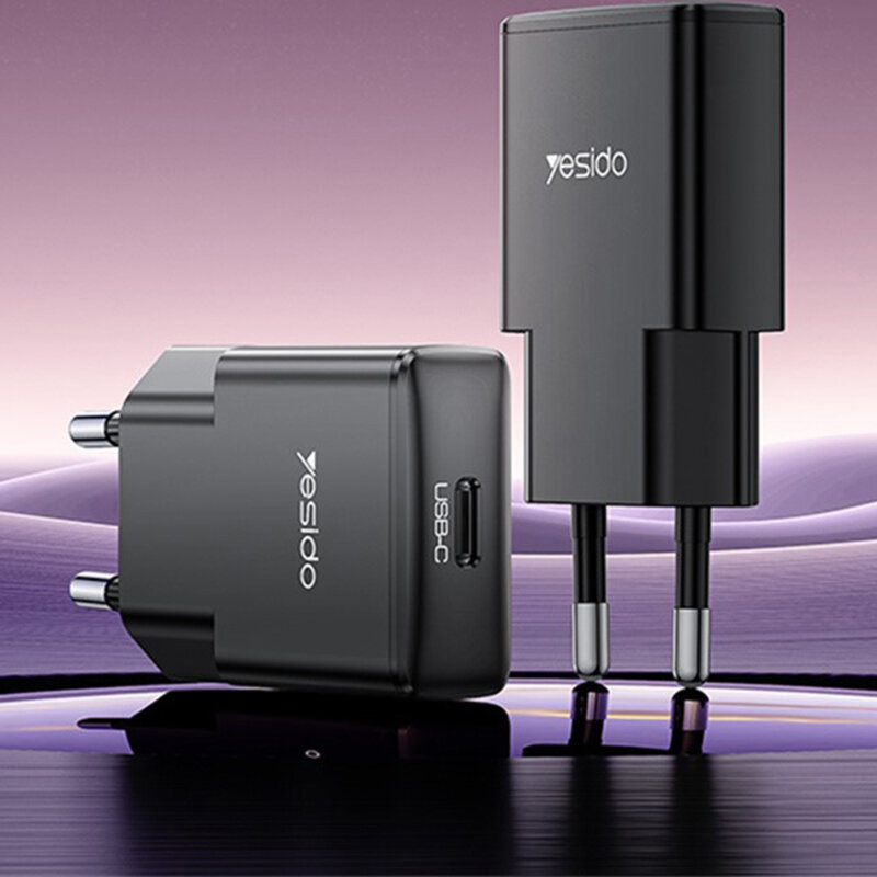 Incarcator GaN tip C Fast Charge Yesido, PD30W, YC74