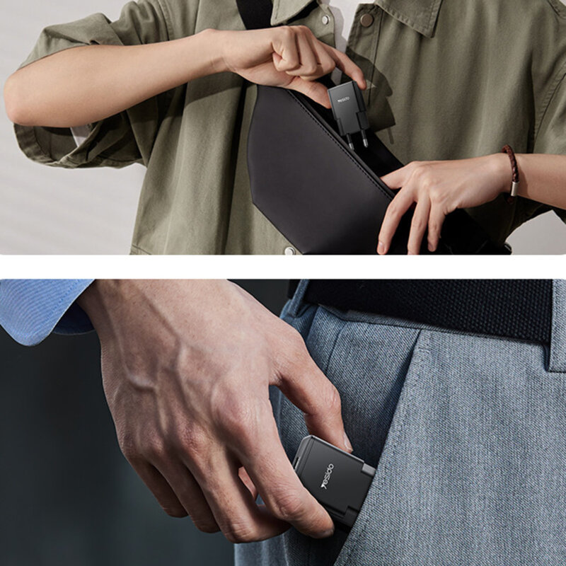 Incarcator GaN tip C Fast Charge Yesido, PD30W, YC74