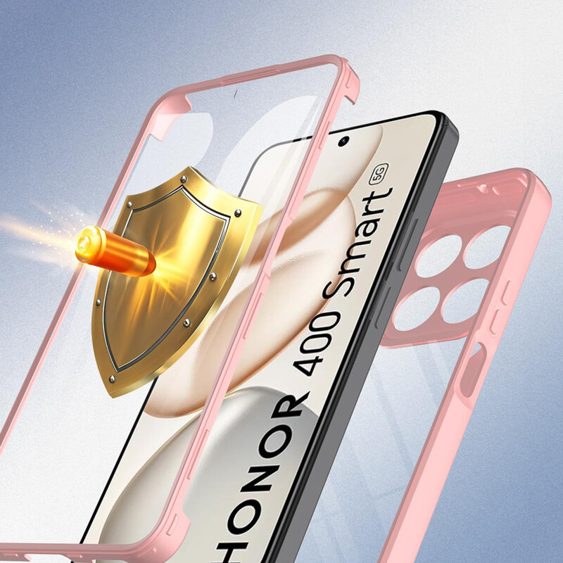 Husa 360° Honor X7d 4G Techsuit ColorVerse, roz