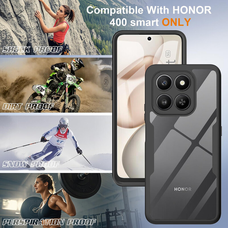 Husa 360° Honor X7d 4G Techsuit ColorVerse, negru