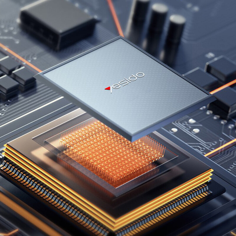 Incarcator GaN Fast Charge USB, 2x tip C 100W Yesido, YC142