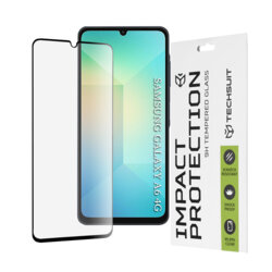 Folie sticla Samsung Galaxy A06 Techsuit 111D Full Glue Full Cover, negru