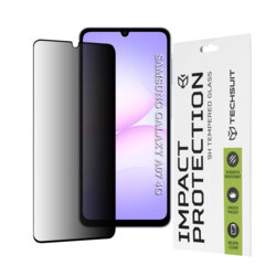 Folie sticla Samsung Galaxy A07 4G Techsuit 111D Privacy Full Glue, negru
