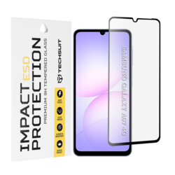 Folie sticla Samsung Galaxy A07 4G Techsuit ESD Glass, negru
