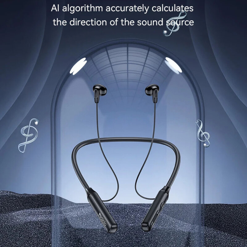 Casti wireless cu banda pentru gat Yesido YSP21, 280mAh, negru