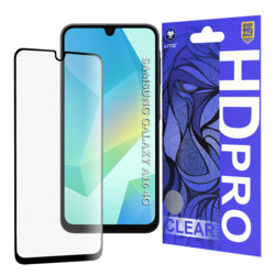 Folie sticla Samsung Galaxy A16 4G Lito HD Pro Clear, negru