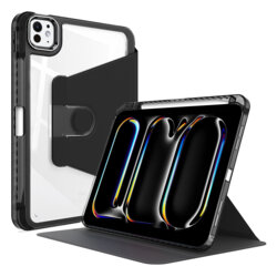 Husa iPad Pro 11 (2025) Techsuit Crystal Vision, negru