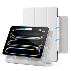 Husa iPad Pro 13 (2025) ESR Rebound Magnetic, alb