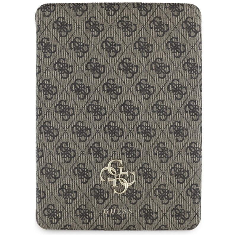 Husa iPad Pro 11 (2025) Guess Magnetic 4G Big Logo, maro