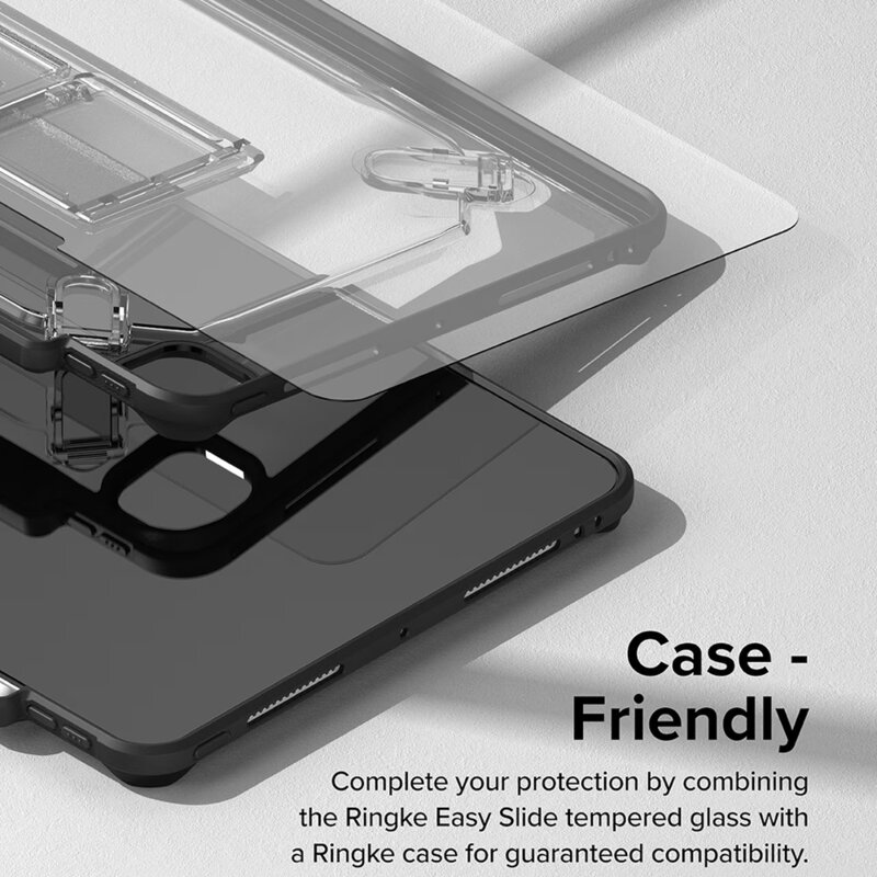 Folie sticla iPad Pro 11 (2025) Ringke Easy Slide Tempered Glass, transparenta
